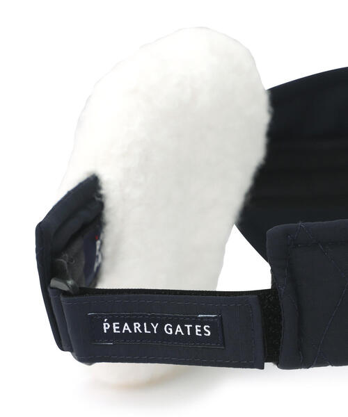 PEARLY GATES(パーリーゲイツ)の「【PEARLY GATES】キルティング2WAY VISOR(サンバイザー・レディース・ベージュ/ネイビー・FREE)」の14枚目の写真