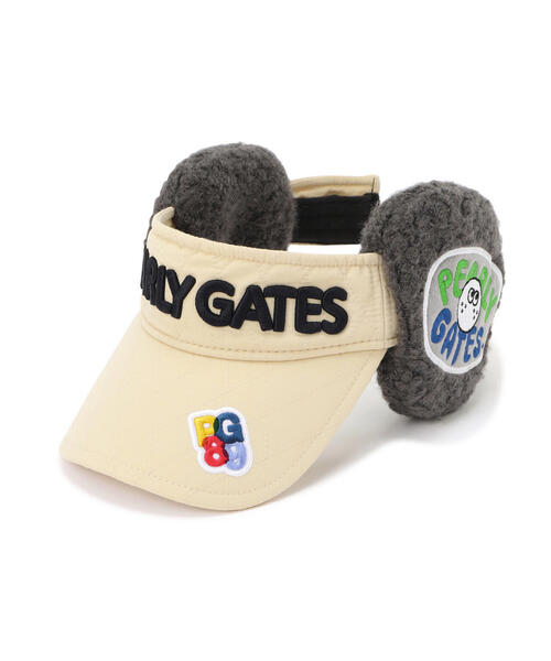 PEARLY GATES】キルティング2WAY VISOR（サンバイザー