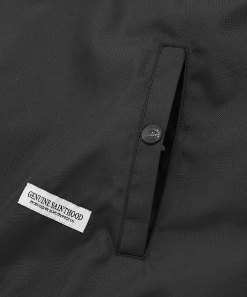 SAINTPAIN(セイントペイン)の「SPチームロゴスタジアムジャケット-ブラック(スタジャン・メンズ・その他・LARGE/MEDIUM/SMALL)」の5枚目の写真