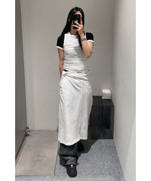 INSILENCE WOMEN(インサイレンスウーマン)の「アンバランスコットンワンピースホワイト(ワンピース・レディース・その他・SMALL/MEDIUM)」の7枚目の写真