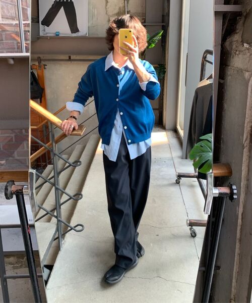 BESLOW(ビースロー)の「CREW NECK RELAXED SHORT CARDIGAN BLACK(カーディガン/ボレロ・メンズ・その他・LARGE/X-LARGE/SMALL/MEDIUM)」の10枚目の写真