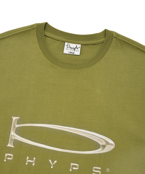 PHYSICAL DEPARTMENT(フィジカル デパートメント)の「3D P-ACTIVE 半袖Tシャツ_オリーブカーキ(Tシャツ/カットソー・レディース・その他・SMALL/MEDIUM/LARGE/X-LARGE)」の4枚目の写真
