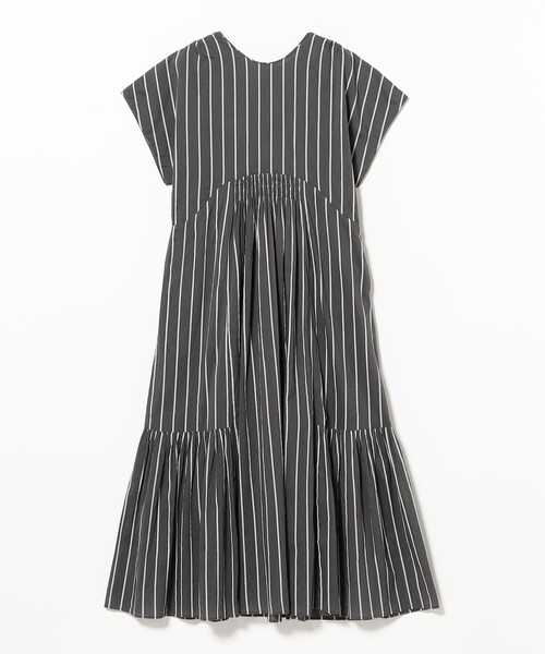 NE QUITTEZ PAS!（ヌキテパ）の「【別注】ne Quittez pas / ボイル ストライプ フレンチスリーブ ワンピース（ワンピース・レディース・チャコールグレー/ブルー・ONE SIZE）」の15枚目の写真