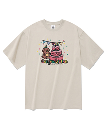 コングラチュレーション 半袖Tシャツ ベージュ