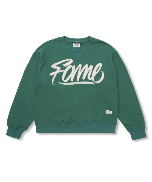 STIGMA(スティグマ)の「Fame Oversized Crewneck Green(スウェット・メンズ・その他・MEDIUM/LARGE)」の1枚目の写真