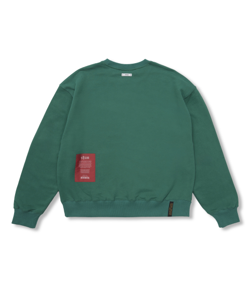 STIGMA(スティグマ)の「Fame Oversized Crewneck Green(スウェット・メンズ・その他・MEDIUM/LARGE)」の2枚目の写真