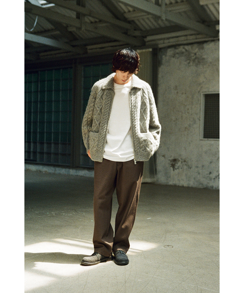 HORLISUN(ホーリーサン)の「Cove Wool Loose Pants Olive Night(その他パンツ・メンズ・その他・SMALL/MEDIUM/LARGE)」の12枚目の写真