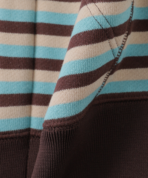 AFB（エーエフビー）の「AFB / エーエフビー DOUBLE LAYERD ZIP UP HOODIE（パーカー・メンズ・ピンク/レッド/ブルー系その他・MEDIUM/LARGE）」の9枚目の写真