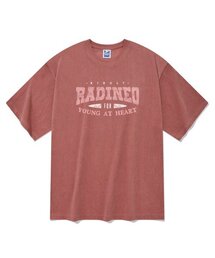 ヴィンテージロゴピグメント半袖Tシャツレッド