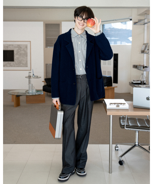 ASTLAY(アストレイ)の「Stella Belt Pants (Chacol Gray)(スラックス・メンズ・その他・2/3)」の9枚目の写真