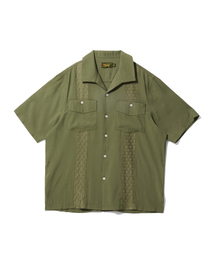 OGARP（オガープ）の「No-Tie Collar Shirt Olive（シャツ/ブラウス）」