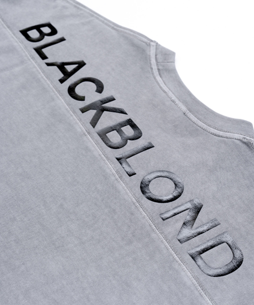 BLACK BLOND(ブラック ブロンド)の「ビビディ ヒドゥンスローガン ピグメント 半袖Tシャツ (グレー)(Tシャツ/カットソー・レディース・その他・MEDIUM/LARGE/X-LARGE)」の4枚目の写真