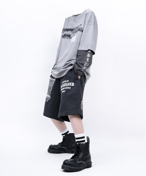 BLACK BLOND(ブラック ブロンド)の「ビビディ ヒドゥンスローガン ピグメント 半袖Tシャツ (グレー)(Tシャツ/カットソー・レディース・その他・MEDIUM/LARGE/X-LARGE)」の13枚目の写真