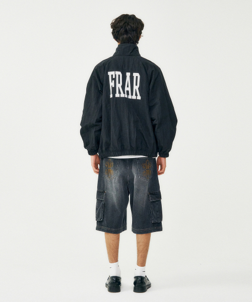 FROM ARLES(フロムアルル)の「90Sナイロントラックジャケット / ブラック(ナイロンジャケット・メンズ・ブラック・LARGE/MEDIUM)」の4枚目の写真