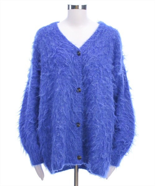 CLEAR BASIC（クリアベーシック）の「シャギーニットカーディガン[オフィスカジュアル 着回し抜群 大人]≪AW新作≫（カーディガン/ボレロ・レディース・ブルー/グレー/ブラウン・F）」の22枚目の写真