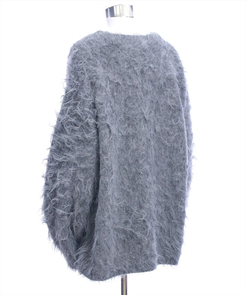 CLEAR BASIC（クリアベーシック）の「シャギーニットカーディガン[オフィスカジュアル 着回し抜群 大人]≪AW新作≫（カーディガン/ボレロ・レディース・ブルー/グレー/ブラウン・F）」の16枚目の写真