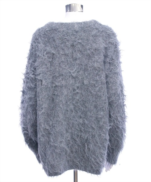 CLEAR BASIC（クリアベーシック）の「シャギーニットカーディガン[オフィスカジュアル 着回し抜群 大人]≪AW新作≫（カーディガン/ボレロ・レディース・ブルー/グレー/ブラウン・F）」の17枚目の写真