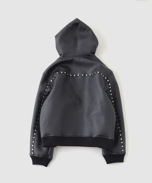 AFB / エーエフビー HOODED STUDDED BOMBER（ブルゾン）｜AFB