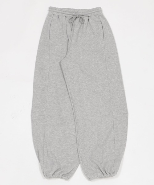 WEGO（ウィゴー）の「WEGO/【26年春夏新作】カーブデザインスウェットパンツ（スウェットパンツ・レディース・杢グレー/スミクロ/その他1・MEDIUM/SMALL）」の19枚目の写真