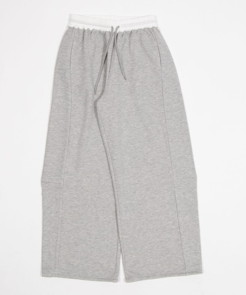 WEGO（ウィゴー）の「WEGO/【26年春夏新作】カーブデザインスウェットパンツ（スウェットパンツ・レディース・杢グレー/スミクロ/その他1・MEDIUM/SMALL）」の11枚目の写真