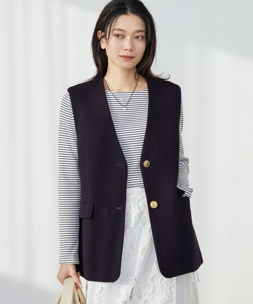 Bisentino ジレ（ベスト）｜green label relaxing（グリーンレーベル