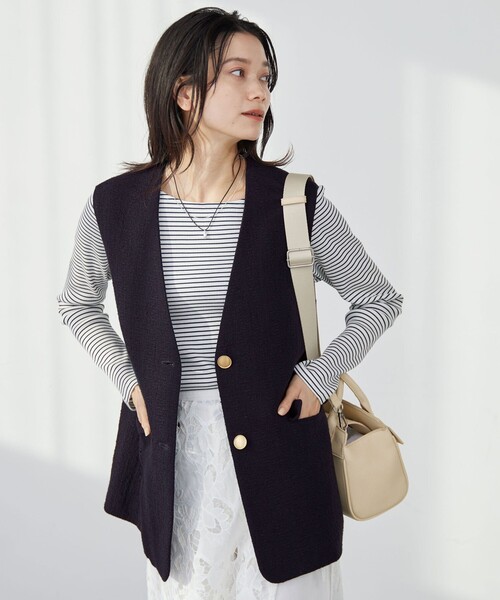 Bisentino ジレ（ベスト）｜green label relaxing（グリーンレーベル