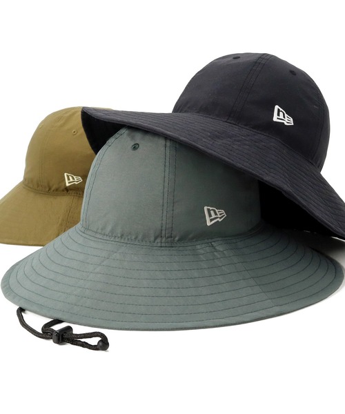 NEW ERA(ニューエラ)の「ニューエラ ハット エクスプローラー無地 つば広ワイドブリム(ハット・メンズ・グレー/ブラック/カーキ・S/M/M/L/L/XL)」の2枚目の写真