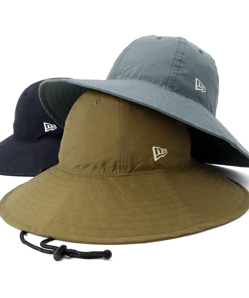 NEW ERA(ニューエラ)の「ニューエラ ハット エクスプローラー無地 つば広ワイドブリム(ハット・メンズ・グレー/ブラック/カーキ・S/M/M/L/L/XL)」の3枚目の写真