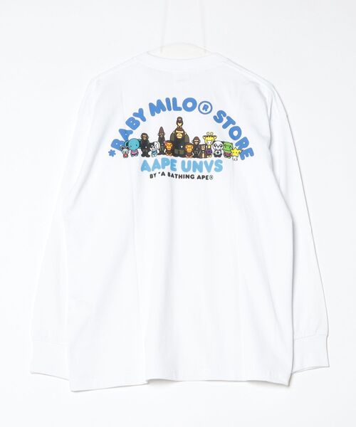 AAPE X BABY MILO STORE LONG TEE（Tシャツ/カットソー）｜AAPE BY A
