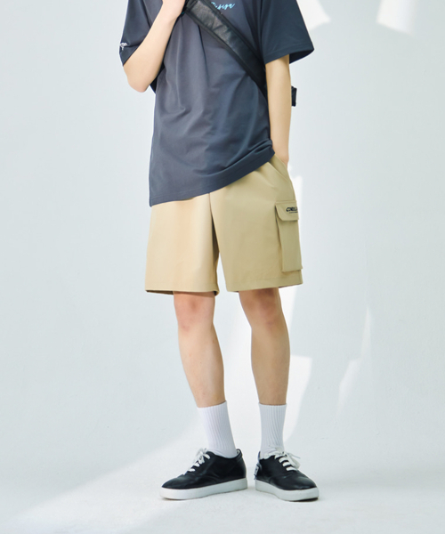 CORALIAN(コラリアン)の「ランオフストレッチカーゴショートパンツベージュ(その他パンツ・メンズ・その他・XL/5XL/XS/2XL/3XL/S/M/L)」の2枚目の写真
