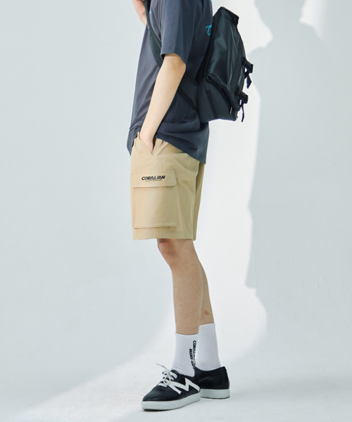 CORALIAN(コラリアン)の「ランオフストレッチカーゴショートパンツベージュ(その他パンツ・メンズ・その他・XL/5XL/XS/2XL/3XL/S/M/L)」の4枚目の写真