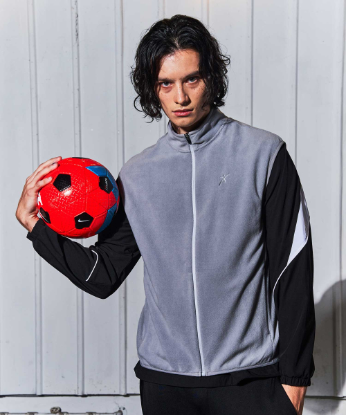 GALEX(ギャレックス)の「レトロウォームアップフリースベストグレーGA5833GR(ベスト・レディース・その他・MEDIUM/LARGE)」の6枚目の写真
