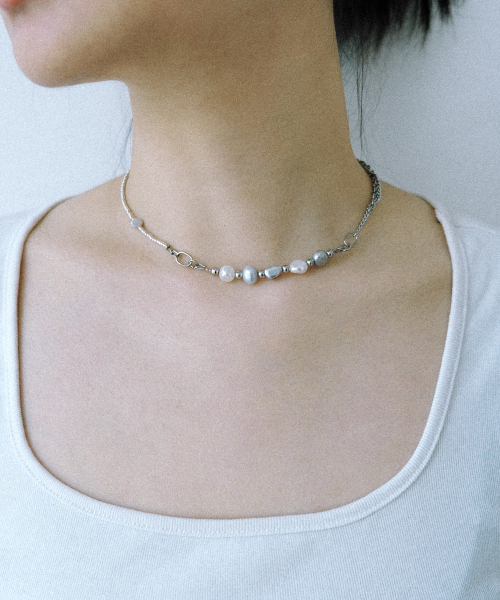 [HANDMADE] Double Side Object Necklace