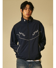 AMOU（アモウ）の「AMOU 60s Western Wind Breaker NAVY（ナイロンジャケット）」
