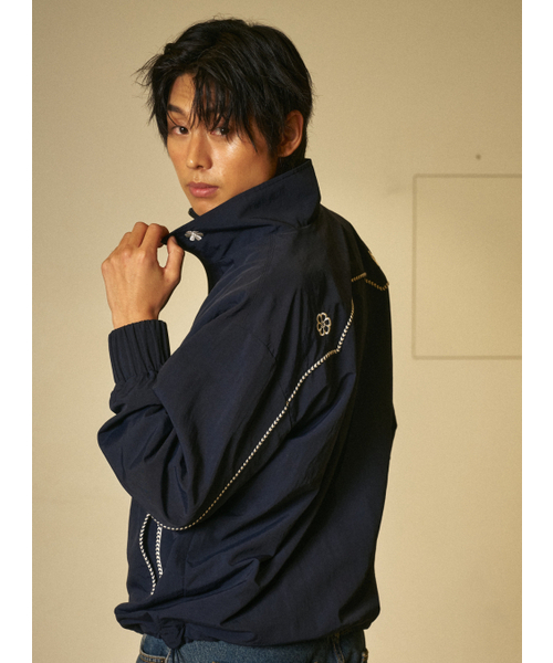 AMOU(アモウ)の「AMOU 60s Western Wind Breaker NAVY(ナイロンジャケット・レディース・その他・1/2/3)」の5枚目の写真