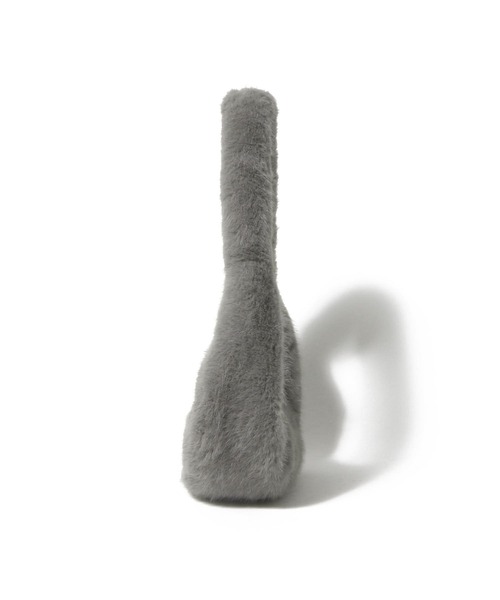 ESTNATION（エストネーション）の「ESTNATION / エコファー ワンハンドルバッグ（ショルダーバッグ・レディース・オフホワイト/グレー/ライトブルー・FREE）」の5枚目の写真