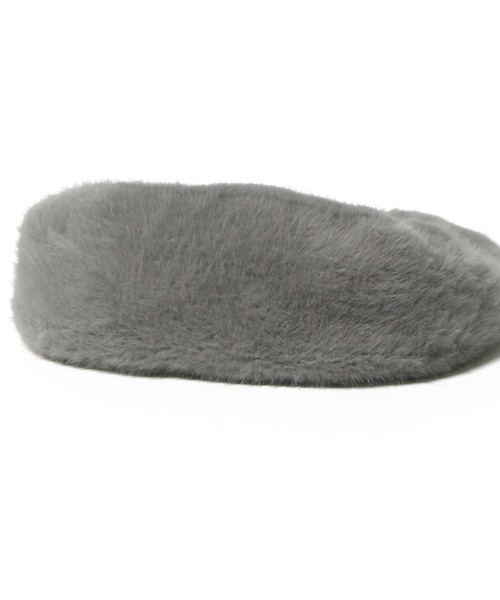 ESTNATION（エストネーション）の「ESTNATION / エコファー ワンハンドルバッグ（ショルダーバッグ・レディース・オフホワイト/グレー/ライトブルー・FREE）」の8枚目の写真