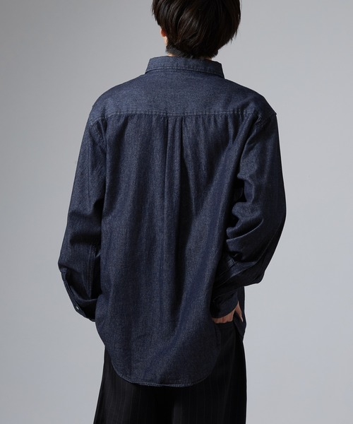 En serio TOKYO(エンソリオトーキョー)の「6ozデニムシャツ(シャツ/ブラウス・メンズ・ブルー/ライトブルー/ネイビー・MEDIUM/LARGE/X-LARGE/SMALL)」の20枚目の写真