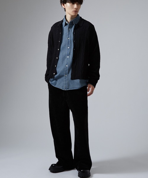 En serio TOKYO(エンソリオトーキョー)の「6ozデニムシャツ(シャツ/ブラウス・メンズ・ブルー/ライトブルー/ネイビー・MEDIUM/LARGE/X-LARGE/SMALL)」の11枚目の写真