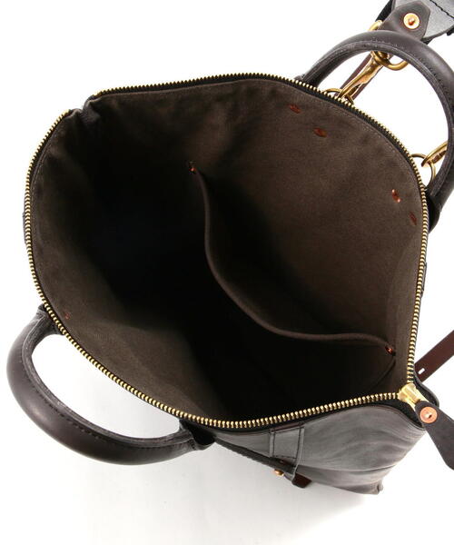 schott（ショット）の「VASCO/ヴァスコ/LEATHER HELMET 2WAY BAG/レザー ヘルメット 2ウェイ バッグ（バックパック/リュック・メンズ・ブラック・F）」の14枚目の写真