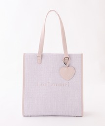 one after another NICE CLAUP（ワンアフターアナザーナイスクラップ）の「WEB限定/【LouLoumei】ハートチャーム付きトートバッグ／自立可能（トートバッグ）」