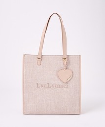 one after another NICE CLAUP（ワンアフターアナザーナイスクラップ）の「WEB限定/【LouLoumei】ハートチャーム付きトートバッグ／自立可能（トートバッグ）」
