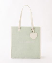 one after another NICE CLAUP（ワンアフターアナザーナイスクラップ）の「WEB限定/【LouLoumei】ハートチャーム付きトートバッグ／自立可能（トートバッグ）」