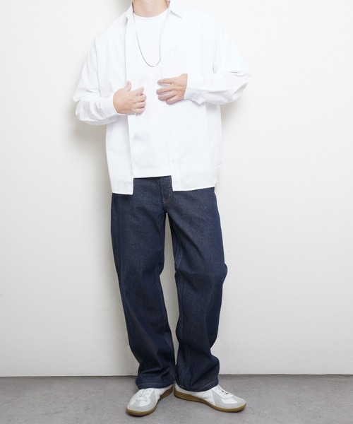 HANES(ヘインズ)の「Hanes ワイドフィットデニムパンツ(その他パンツ・メンズ・ネイビー系/ブルー/ライトブルー・MEDIUM/LARGE/SMALL/X-LARGE)」の15枚目の写真