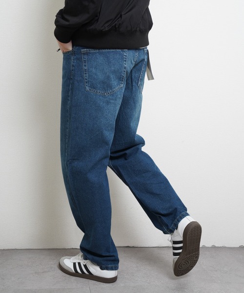 HANES(ヘインズ)の「Hanes ワイドフィットデニムパンツ(その他パンツ・メンズ・ネイビー系/ブルー/ライトブルー・MEDIUM/LARGE/SMALL/X-LARGE)」の16枚目の写真
