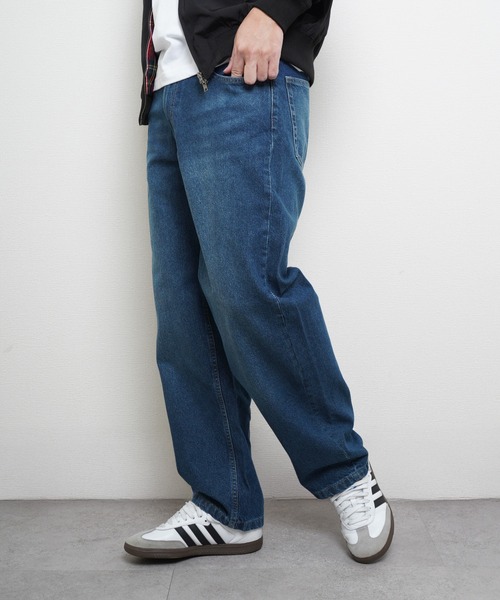 HANES(ヘインズ)の「Hanes ワイドフィットデニムパンツ(その他パンツ・メンズ・ネイビー系/ブルー/ライトブルー・MEDIUM/LARGE/SMALL/X-LARGE)」の17枚目の写真
