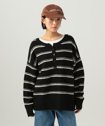 BAYFLOW | 2WAYボーダーニットプルオーバー(ニット/セーター)