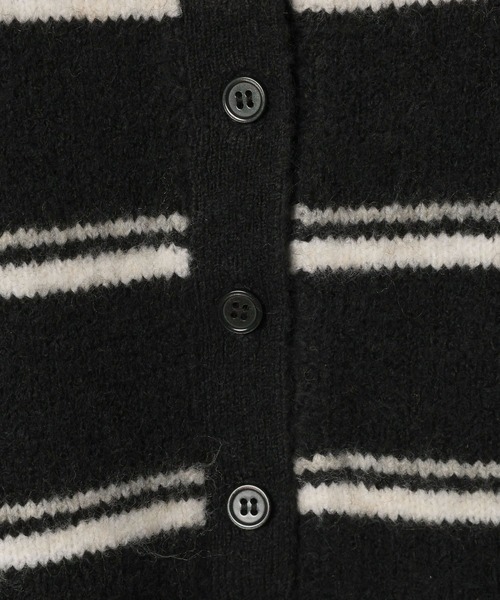 BAYFLOW（ベイフロー）の「2WAYボーダーニットプルオーバー（ニット/セーター・レディース・ブラウン/ブラック/ブルー・FREE）」の13枚目の写真