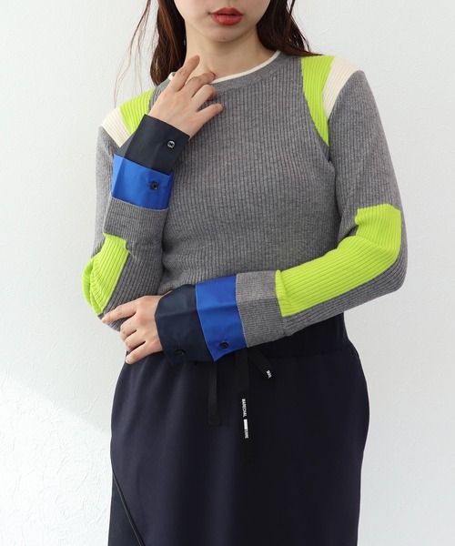 Cepica（セピカ）の「【MARECHAL TERRE / マルシャルテル】リブニットトップス（ニット/セーター・レディース・ラベンダー/グレー/アイボリー・FREE）」の9枚目の写真