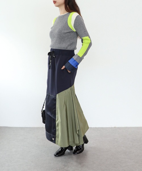 Cepica（セピカ）の「【MARECHAL TERRE / マルシャルテル】リブニットトップス（ニット/セーター・レディース・ラベンダー/グレー/アイボリー・FREE）」の12枚目の写真